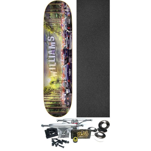 DGK Skateboards Stevie Williams Pursuit Skateboard Deck - 7.9" x 31.25" - Complete Skateboard Bundle
